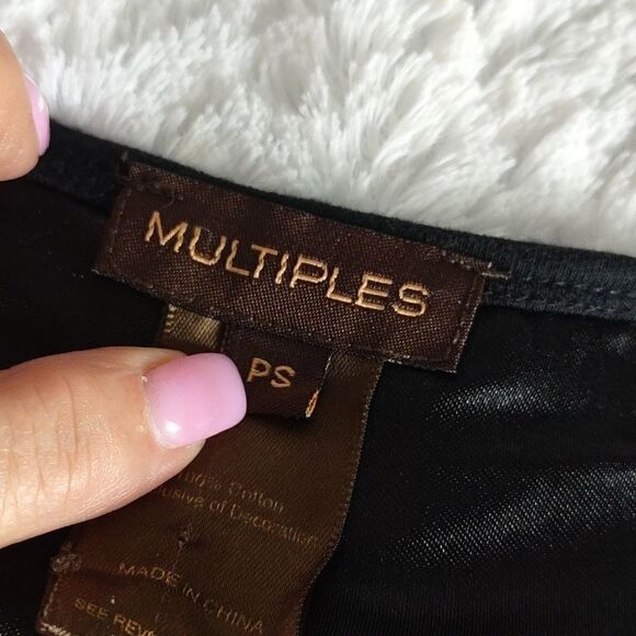 Multiples Abstract Beaded Top - Picture 6 of 7